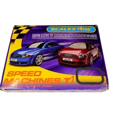 Scalextric Machines T1 Audi TT 1/32 Slot Car Set Complete Tested