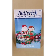Butterick 5599 Santa Mrs Claus Elves Sewing Pattern Christmas Luv N Stuff NEW