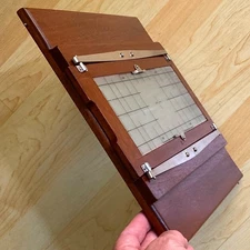 Custom Made Deardorff 4x10 to 8x10 Film Back, Genuine Dorff Hardware, New Glass2
