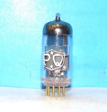 6922 Amperex PQ 7L6 Heerlen 1961 gold radio audio vacuum tubes valves E88CC 6DJ8