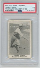 1921 E121 Series 80 27 Red Faber (white uniform) PSA 1 685512