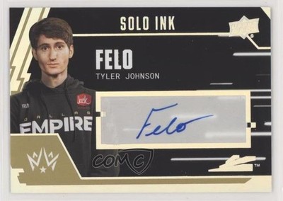 2021 Upper Deck Call of Duty League Solo Ink FeLo #SI-TJ Auto 0yq3