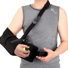 Shoulder Abduction Sling with Removable Pillow, Sholder Immobilizer for Rotat...
