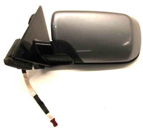 BMW E46 SEDAN DRIVER SIDE REAR VIEW MIRROR HEATED MEMORY SILVER GREY SHADOW LINE