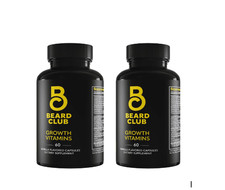 2 Pack - The Beard Club - Beard Growth Vitamins (120 Capsules)