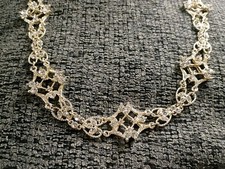 Crystal Rhinestones Tiara Wedding Tie Head Band Bridal Hair Headpiece NWT