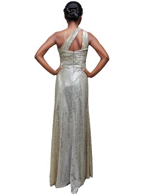 silver ombre dress Tiffany Ombre Sequin Mermaid Prom Dress 16089 Hunter/Gold / 0