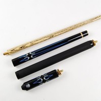 Jonny 8 Ball Blue Inca 10mm Tip, Adjustable 4 Piece Ash Pool Cue Shorten To 45 Jonny 8 Ball Blue Inca 10mm Tip, Adjustable 4 Piece Ash Pool Cue Shorten To 45