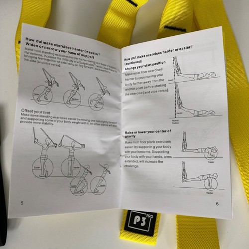 Fitness Suspension Trainer & Widerstandsband Set | Gym Qualität mit Türanker - Bild 18 von 60