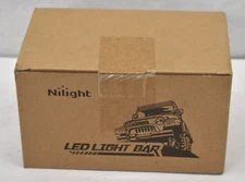 Nilight 2 Piece 4" 18W LED Light Bar Flood Pods Lights Off Road Tractor 4WD 12V