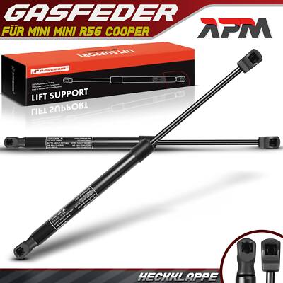 2x Gasfeder Heckklappe Dämpfer 495mm 370N für Mini R56 Schrägheck 8710112012