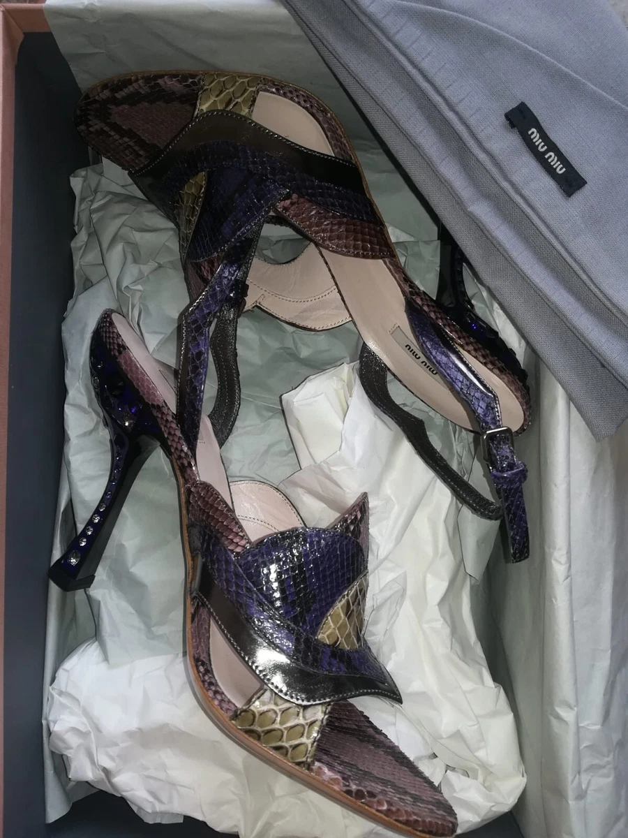 Miu Miu Snake Leather Upper Heels for Women for sale | eBay