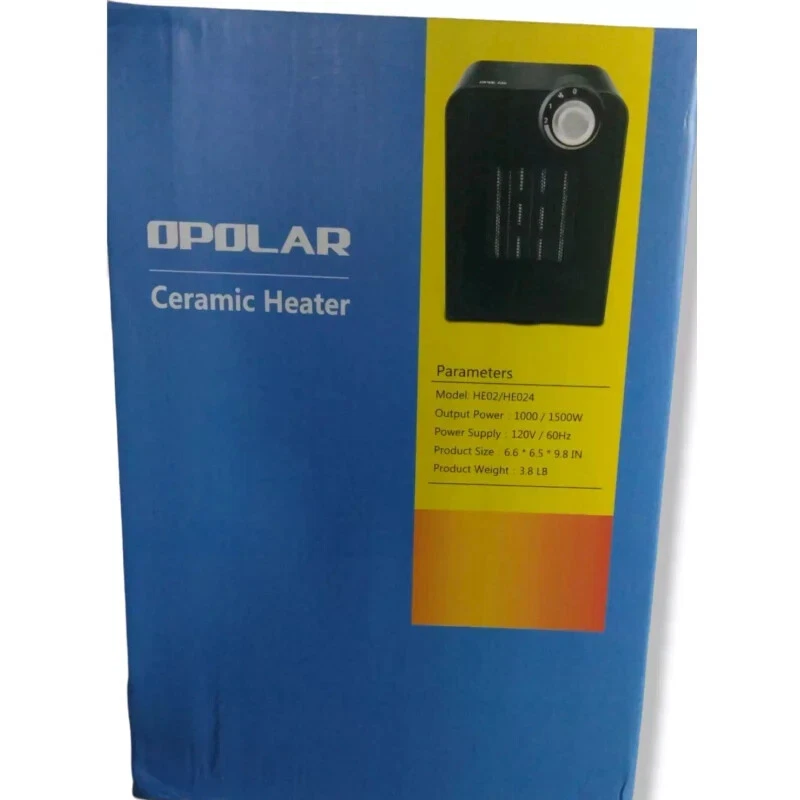 Termostato Cerámico Opolar HE02/HE024 Calentador Portátil Foto 3 de 4