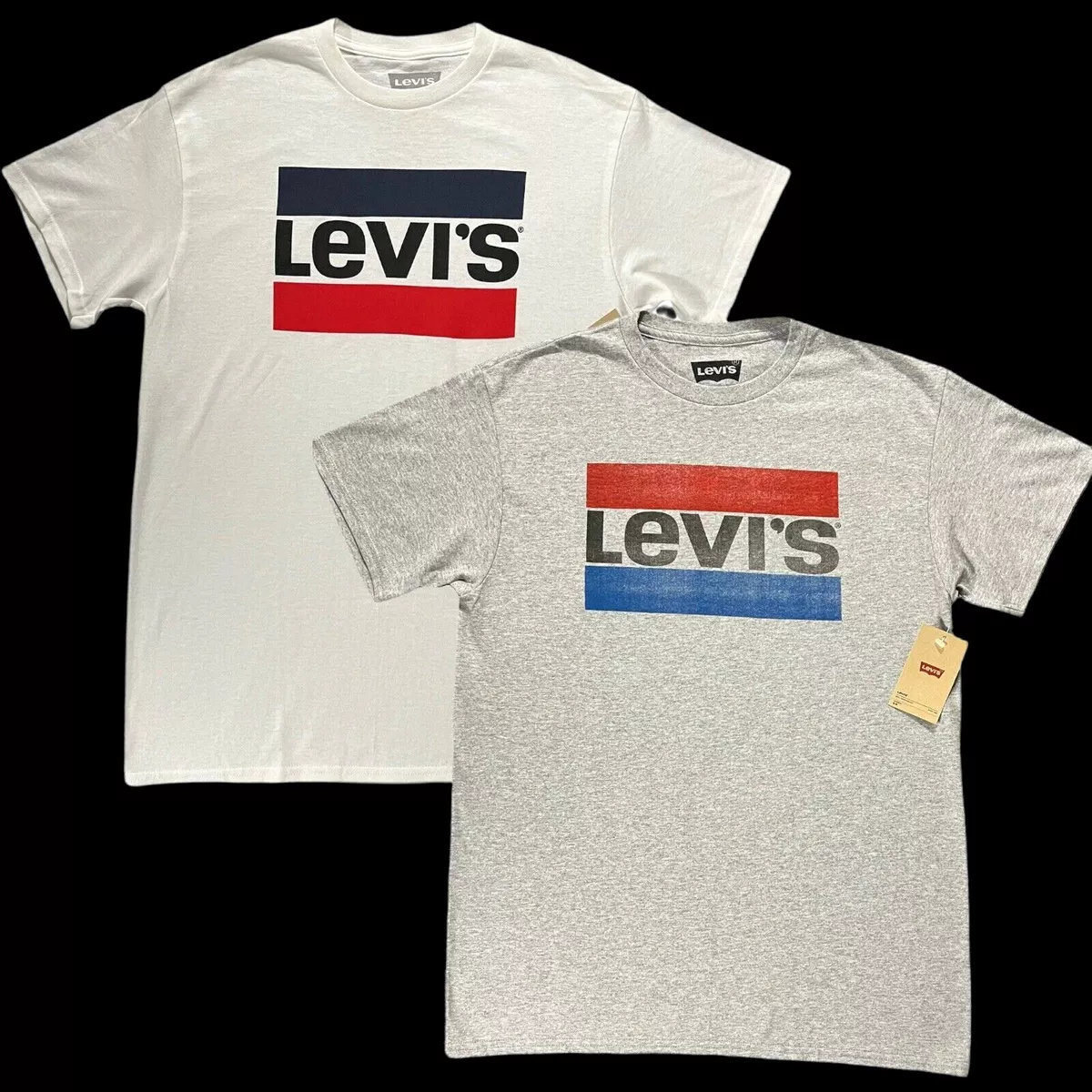 Levis t hotsell shirts men's white