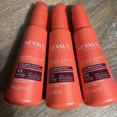 X3 Nexxus Amino Bond Intense Rebond Treatment 5oz EA, XX Protein Fusion NWOB