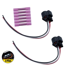 2PCS CONNECTOR FOR Transmission Vehicle Speed Sensor For Honda Accord CR-V Acura