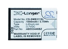 Replacement Battery For Samsung 3.7v 1000mAh SmartPhone