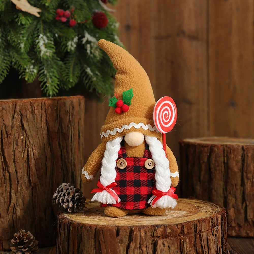 Ornaments Gingerbread Man Gnome Boy Girl Christmas Elf Doll Xmas ...