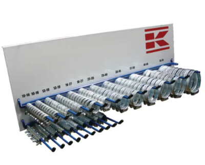 220x Schlauchschellen Rohrschellen Sortiment inkl. Rack Set Schellen 6-70mm