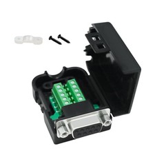 D-sub DB9 Breakout Board Connector with Case 9 Pin 2 Row Female RS232 Serial