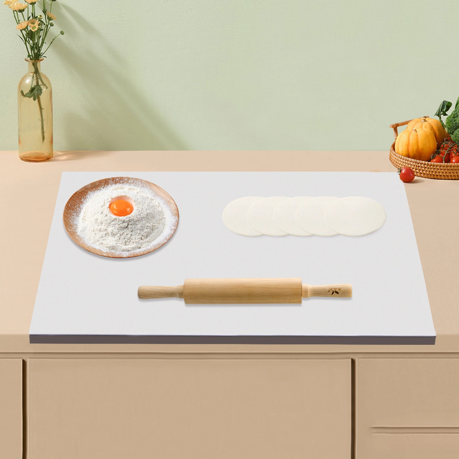 24 x 16 In Large Kitchen Chopping Board Durable Stainless Steel Cutting Board
Opens in a new window