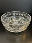 Waterford Cut Crystal Glandore Vintage Collectible Bowl Ireland 8" signed
