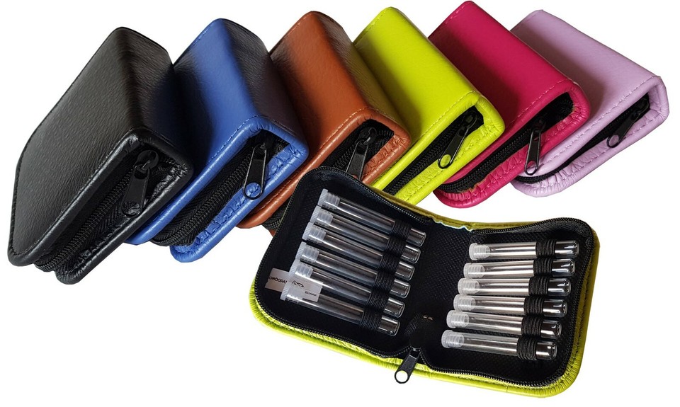 Homöopathie Taschenapotheke für 12 Globuli Röhrchen 8mm