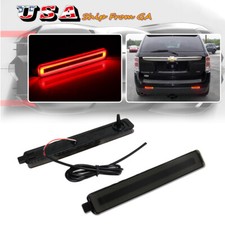 Smoke LED Rear Bumper Reflector Brake Signal Lamp For Buick Cadillac CTS Enclave