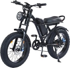 Electric Bike E-Bike 1000W 48V 20.8AH Adult Bicycles 20" Fat Tire Mountain Ebike