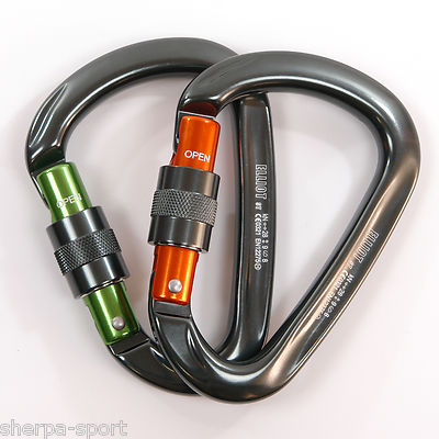 Elliot HMS Karabiner, 28kN, mit Keylock und Schraubverschluss, Schraubkarabiner