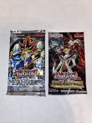 Konami YuGiOh Metal Raiders & Dark Saviors Booster Packs! LOT Factory  Sealed. | eBay