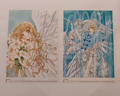 CLAMP X エックス カレンダー 2003年 CLAMP X Calendar 2003 Art Frame Jumbo Postcards VHTF RARE | eBay