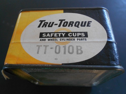 NOS Tru-Torque #TT-010B  Drum Brake Wheel Cylinder SAFETY CUPS Sealed Box