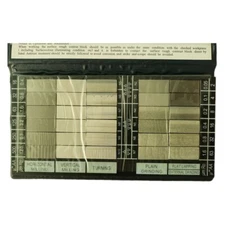 Surface Roughness Comparators for Engineering Department with 30 Specimens