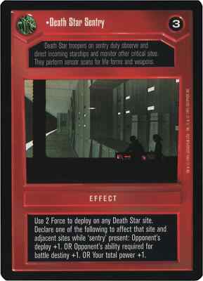 Death Star Sentry (Premiere-Limited) | Decipher Star Wars CCG | NM/LP
