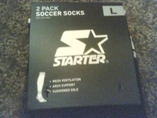 STARTER 2-Pack Unisex Medium SOCCER SOCKS, new