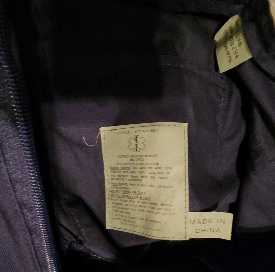 Rothco 7821 EMT Pants - Navy Blue size 8 - Image 4 of 4