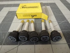 (5) Bussman GMF-6/10 Buss Small Dimension 300V Time Delay / Slow Blow Fuses