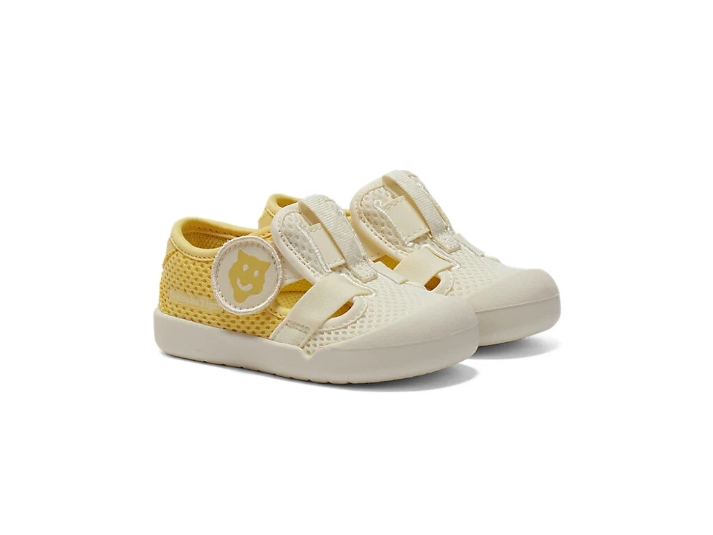 ASICS ONITSUKA TIGER MESSICO 66 SANDALO BAMBINO SBIADITO GIALLO AVORIO scarpe Giappone nuovo