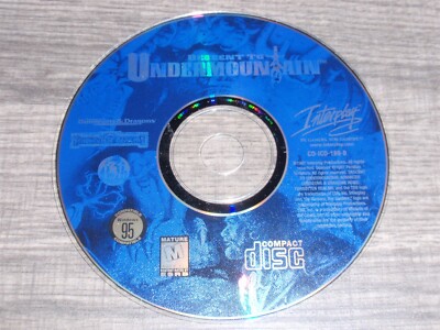 Descent To Undermountain PC CD-ROM AD&D Interplay TSR 1997 game for Windows 95
