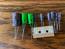 Technics SL-D202 & SL-D303 Speed Repair Kit Capacitors Turntable Recap Set