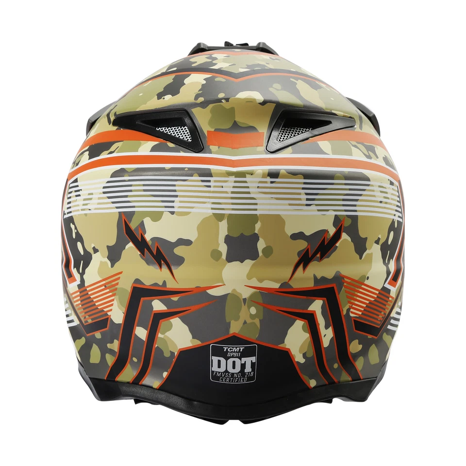 Casco integral DOT para adultos todo terreno moto de cross UTV carreras motocross M/L/XL/XXL EE. UU. Foto 4 de 4