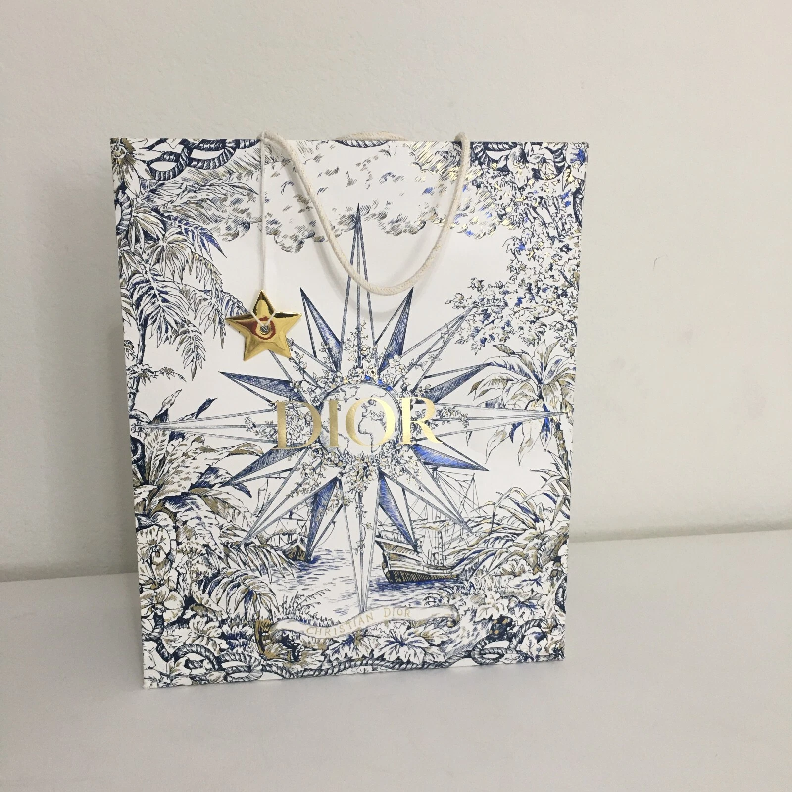 Sac cadeau toilette nautique Dior 2022 Vacances 17x14x6,5