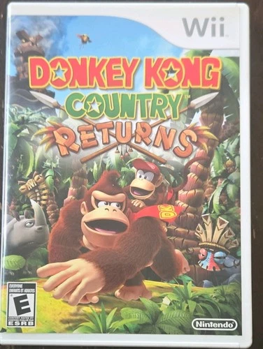 Nintendo Donkey Kong Country Returns Nintendo Wii Action Platformer Manual NTSC…