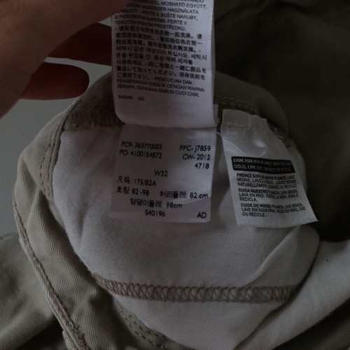 Levi’s Cargo Shorts Mens W32 Combat Utility Walking Work Wear Beige White Tab - Picture 11 of 16