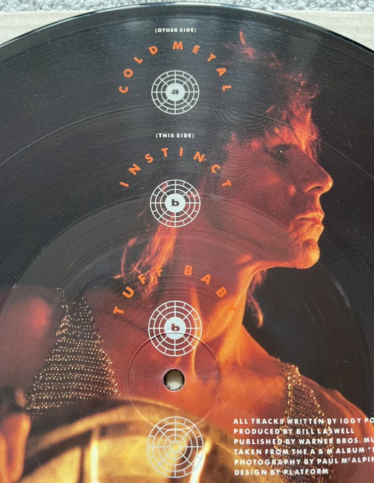 IGGY POP -  COLD METAL *A&M #AMP 452 12" WITH 3 TRACKS, VINYL LP - Image 4 of 4