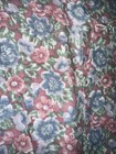 Flower Print CottonShower Curtain Matching Window Rod Pocket Valance Custom Made — photo 8