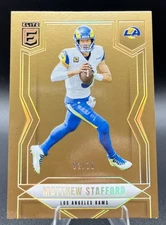 2025 Panini Donruss Elite Matthew Stafford Donruss Elite GOLD Parallel /10 Rams
