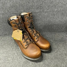 GEORGIA BOOT Giant Revamp Waterproof Work Boots Men's Size 11 M Brown