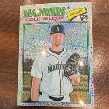 Topps 2026 Heritage Rookie Sparkle Cole Wilcox Mariners #155 MLB Baseball